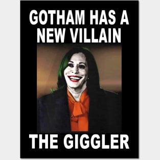 Gotham Has A New Villain The Giggler Kamala Harris Posters and Art